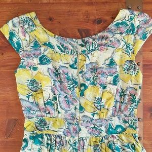 Floral ModCloth Emily and Fin dress